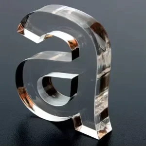 Floor standing Laser engraved Energy efficient Environmentally Friendly Acrylic Display Letters