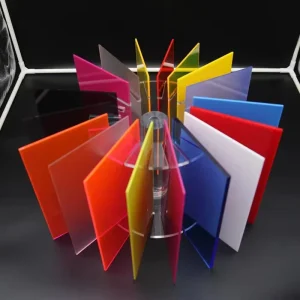 Fluorescent Transparent Acrylic Sheet Clear Glow PMMA Panel for Signage Decoration