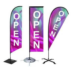 Flying Beach Flag Banner Promotional Advertising Wind Outdoor Custom Feather Flags