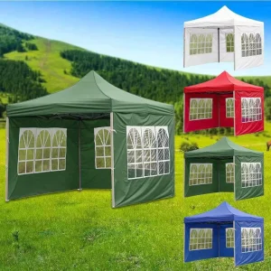 Folding 3x3m Advertising Promotion Tent Pop up Custom Camping Tent Trade Show Tent with Fence