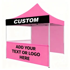 Folding Pop Up Canopy Tent Custom Printed Advertising Sign for Trade Shows & Events