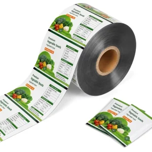 Food Grade Flexible Film Roll for Agricultural Seed Packaging Pouch with High Barrier Printing Design