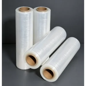 Food Grade Moisture Proof Heavy Duty Stretch Film Food Beverage Packaging Roll Plastic Film Beverage Case Pallet Wrapping