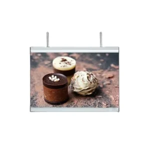 For LED Lighted Box Frameless Profile Display 35mm Thickness 12-24V CE for RoHS Certified for Advertising Exhibition Stand