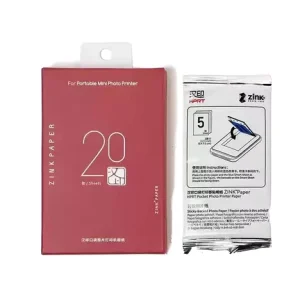 For MT53 Photo Paper Refill-20 Sheets Self-Adhesive ZINK Sticker Paper for Mini Pocket Photo Printer (In Stock)