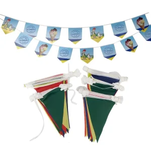 For Outdoor Hanging Promotion Advertising Banner Custom Logo Bunting Flag