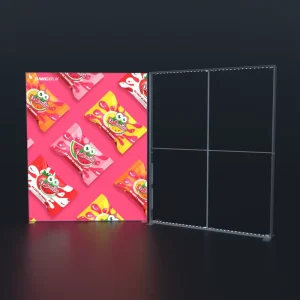 Frameless Backlit LED Fabric Display Light Box for Exhibition Booth Stand