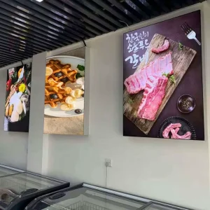 Frameless Fabric LED Light Box with Hanging Option Waterproof & Portable for Exhibition Advertising