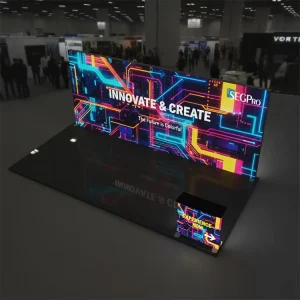Frameless SEG LED Backdrop Light Box for Trade Show Exhibition Stand Booths Modular Light Box