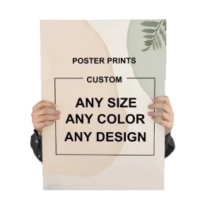 Free Customized Indoor and Outdoor Full Color Poster A3 A4 Size Printing Service Art Printing Poster