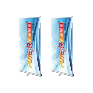 Free Standing Heavy Duty Aluminum Roll up Banner Custom Advertising Promotion Exhibition Portable Retractable Pull Banner