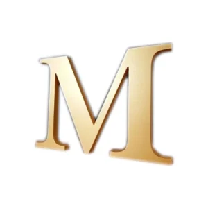 Free Standing Wooden Alphabet Letters New Roman Font Gold Wedding Home Decor Painted Handmade Art Display Letters