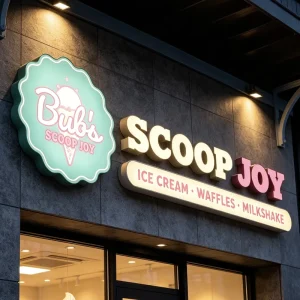 Front Lit LED Channel Letters 3D Illuminated Acrylic Outdoor Sign Custom Storefront Commercial Signage Building OEM