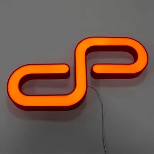 Front Lit Metal Channel Letter Sign Trim Cap Luminous Stainless Steel For Advertising Shops Bars (IP67 Waterproof)