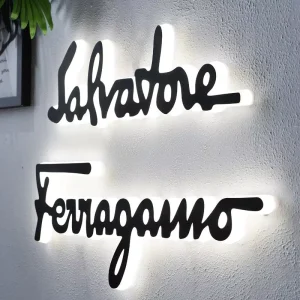 Front-lit Back-lit LED Luminous Letters Acrylic Material IP65 Weather Resistant Energy-saving for Commercial Building Shop Front