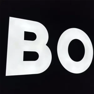 Frontlit Channel Letter Stainless Steel 3D Rimless Letter Sign LED Letter Lights