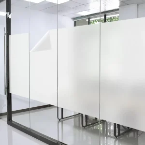 Frosted Glass Window Film Adhesive Sticker Decal for Office Grocery Exhibition Decoration for Promotion