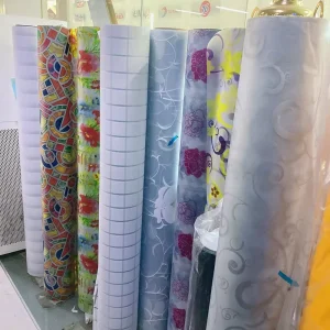 Frosted Pattern Uv Protection Durable Window Glass Static Cling Pvc Film for Smooth Glass Surface Decoration Window Film