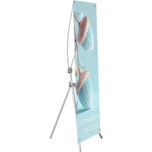 Full Aluminum American X Banner Stand
