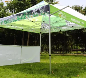Full Color Advertising Pop up Canopy Tent Promotional Shelter Outdoor Marketing Solution High Visibility Printing