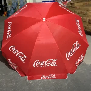 Full Color Printing Promotional PVC Parasol Beach Umbrella