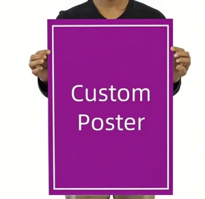 Full Color Shop Advertising Wall Art Posters Decals Room Decoration Custom Size Waterproof UV Resistant Vinyl