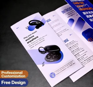 Full Custom CMYK Color Art Printing A4 A5 Menus Folded Flyers Booklets Brochures Poster Business Cards Advertising Restaurant