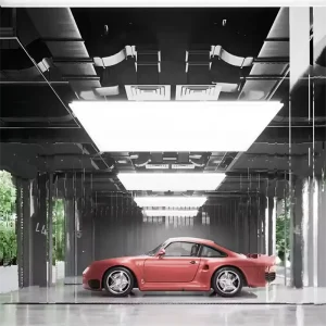 Garage Soft Film Working Light LED Workshop Ceiling Lights Customized Logo Warehouse Car Beauty Shop