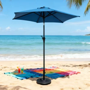 Garden Umbrella Beach Outdoor Advertising Parasol Patio Umbrellas Restaurant Table