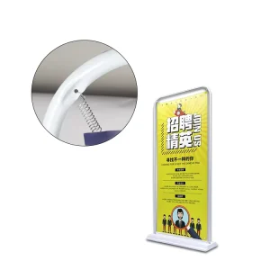 Gate Style Banner Display Stand Standing Roll Up Display Stand for Shopping Centres