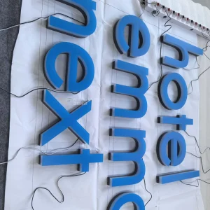German Oracal & 3M Film Front Lit Sign Board Custom LED Storefront Window Advertising Signs for Shops