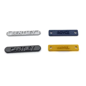 Gift Hollow Personalized Alloy Plates Embossed Metal Plate T Nameplate Hang Straws Wallet Blank Zinc Sew Letter Label