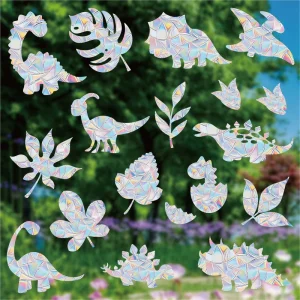 Glass Clings Static Christmas Windows Rainbow Prism Stickers Removable Suncatcher Decal Sticker