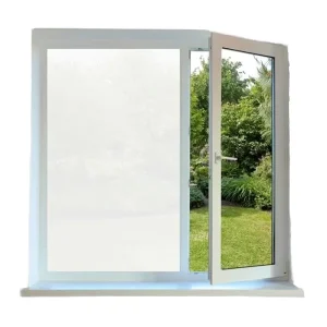 Glass Decorative Opaque PVC Frosted Window Film with Glue Film Explosion proof Privacy for Apartment Modern Design