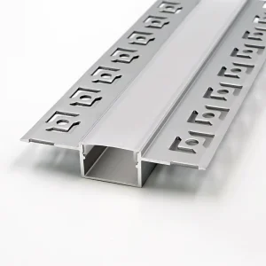 Glass Edge LED Tape Light Aluminum Casing Profile Mounting Holder System Micro Lighting Extrusion Diffuser Channel for Furniture