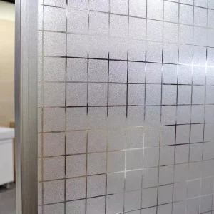 Glass PVC Frosted Static Cling Window Tint Privacy Film for Building