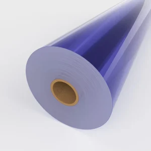 Glossy Clear Dichroic Iridescent PETG PE Laminating Film Food Grade Anti Aging Cutting Custom Size for Packaging Thermoforming