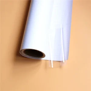Glossy Cold Lamination Film PVC Decorative Soft Film Transparent Plastic Holographic Film 1 Roll Colorful Removeavle