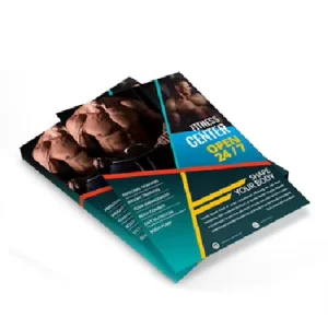 Glossy Paper Flyers Print Advertising Poster Printing Service