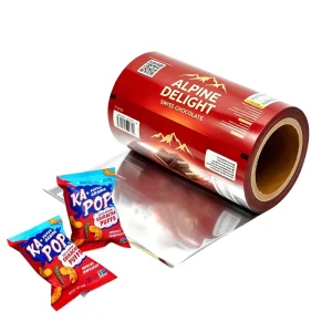 Glossy Surface Moisture Proof Food Packaging Film Plastic Laminated Sachet Lldpe Flexible Custom Printed Packing Film