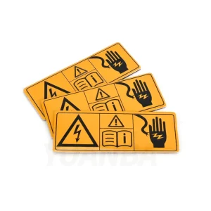Gold Silk Screen 0.5mm Thick Aluminum Stainless Steel Letterpress Printing Casting Metal Nameplate Sign Raised Customized Shapes