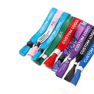 Good Quality Polyester Wristband With Custom Logo Promotion Gift for Function of Advertisement