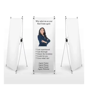 Good Quality X Stand Banner Display X Banner Stand Large Pop Up Banner Stands for Exhibition and Advertising