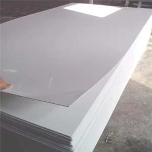 Good Surface Brightness Custom Color PVC Wall Sheets & Gusset Plate Cutting Service Impact Resistant 1-60mm Thickness