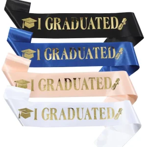 Graduation Party Sash Multiple Colors Prom Decoration Ribbon in Stock