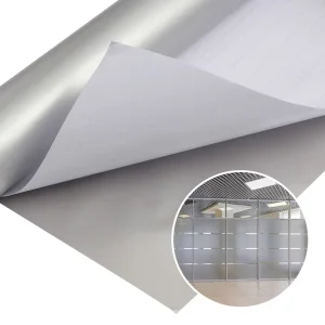 Gray Glitter White Milky Frosted Window Film Glass Film Window Decorative Vinyl Hotel Decoration Film Printable Glass Stickers
