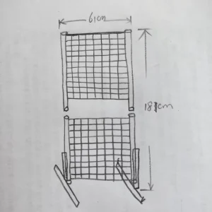 Gridwall Panel Tower with T Base Floorstanding Display Rack