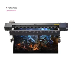 Guangzhou Factory Large Wide Format 3.2m DX5 Cabezal XP600 Head Eco Solvent Printer Plotter