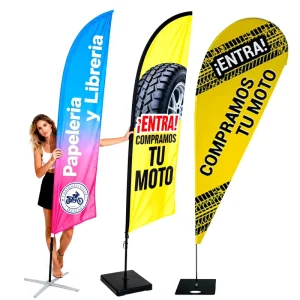 Gym Promotion Teardrop Flag Sports Event Advertising Banner