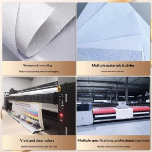 HD Outdoor Inkjet Cloth Photo Production Plastic Light Box Sheet Poster Custom KT Board PP Paper Car Stickers